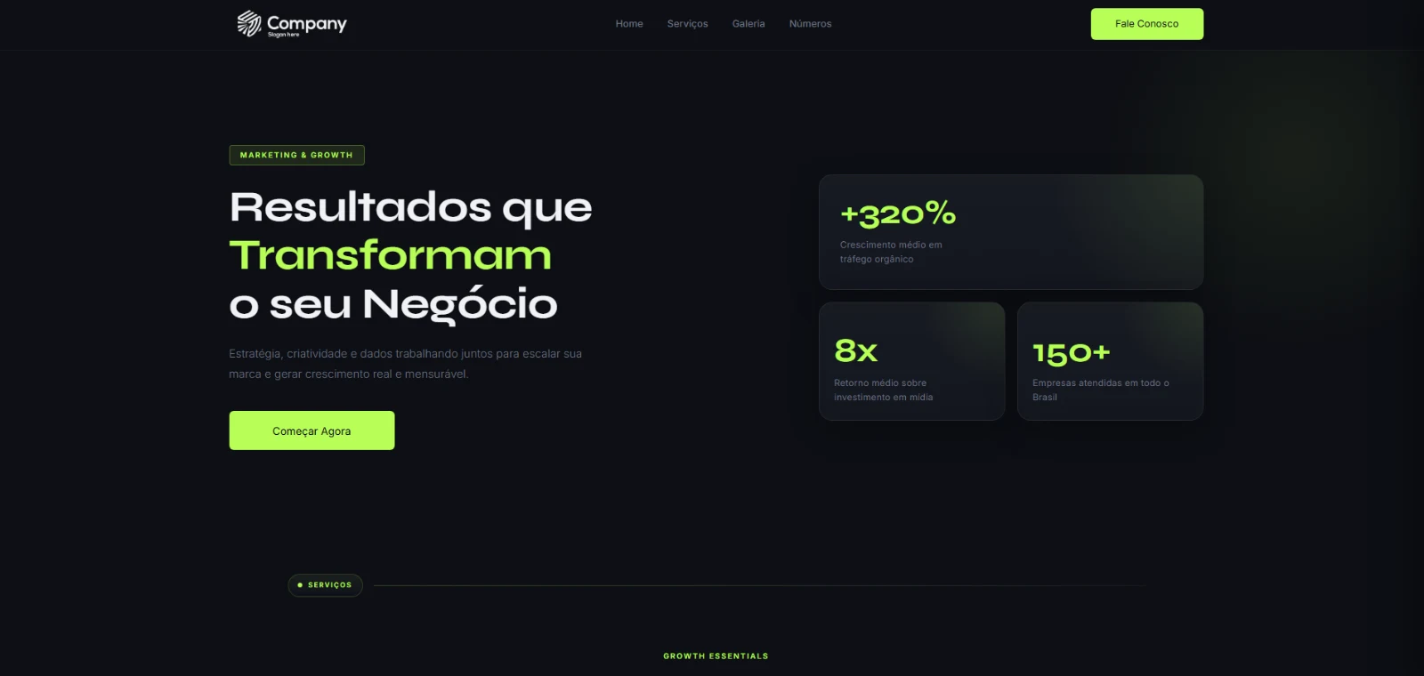 Modelo de site 3